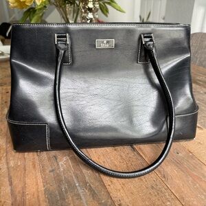 Vintage designer inspo structured tote or shoulder bag
